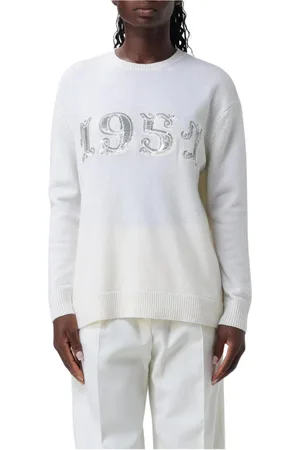 Max Mara Mujer, Jerseys, Blanco, Talla: M