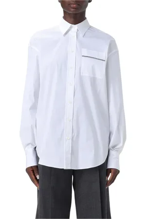 Brunello Cucinelli Mujer, Blusas y Camisas, Blanco, Talla: M