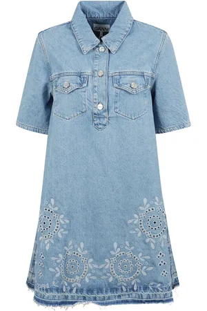 Ganni Mujer, Vestidos, Azul, Talla: S
