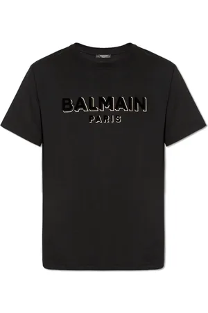 Balmain Hombre, Camisetas, Negro, Talla: L
