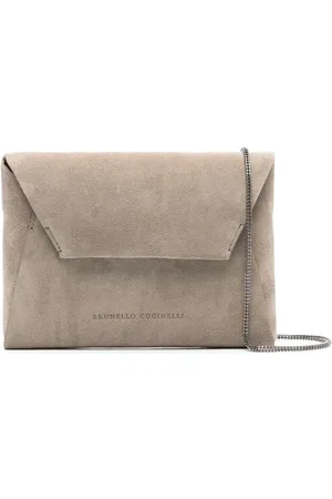 Brunello Cucinelli Mujer, Bolsos, Gris, Talla: ONE Size