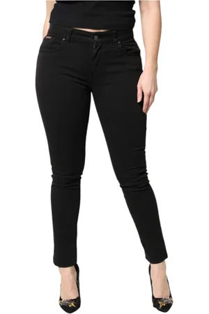 Dolce & Gabbana Mujer, Vaqueros, Negro, Talla: S