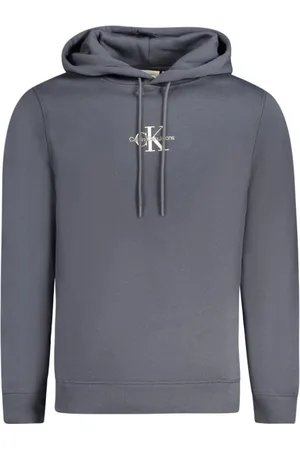 Calvin Klein Hombre, Sudaderas, Azul, Talla: L