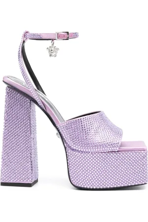 VERSACE Mujer, Zapatos, Púrpura, Talla: 39 EU