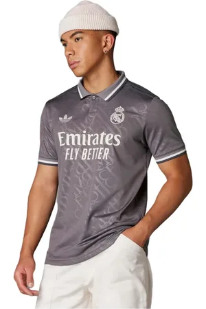adidas Hombre, Camisetas, Gris, Talla: M