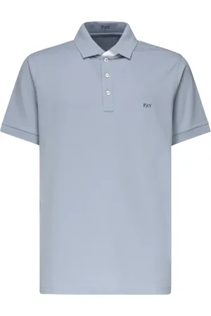 FAY Hombre, Camisetas, Azul, Talla: XL