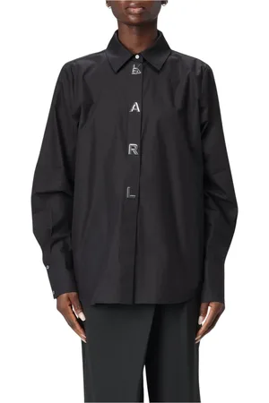 Karl Lagerfeld Mujer, Blusas y Camisas, Negro, Talla: S