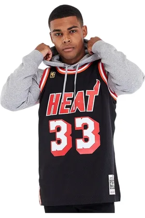 Mitchell & Ness Hombre, Sudaderas, Negro, Talla: M