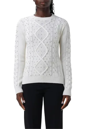 Max Mara Mujer, Jerseys, Blanco, Talla: M