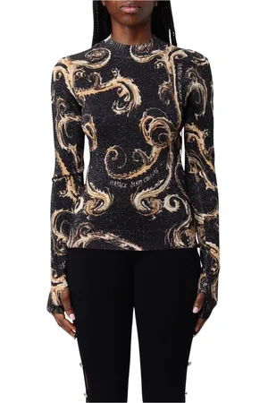 VERSACE Mujer, Jerseys, Negro, Talla: L
