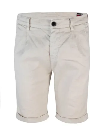 Masons Hombre, Pantalones cortos, Blanco, Talla: L
