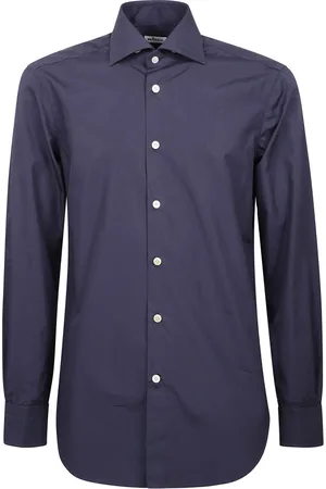 Kiton Hombre, Camisas, Púrpura, Talla: 3XL