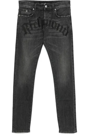 John Richmond Hombre, Vaqueros, Negro, Talla: W33