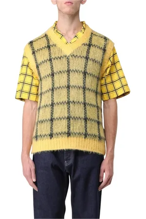 Marni Hombre, Jerseys, Amarillo, Talla: L