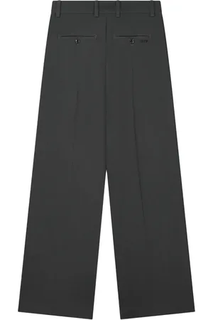 OLAF HUSSEIN Mujer, Pantalones, Gris, Talla: S