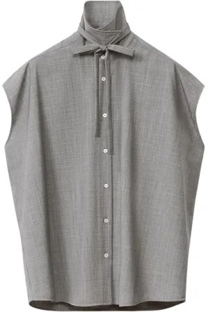 Fabiana Filippi Mujer, Blusas y Camisas, Gris, Talla: 2XS