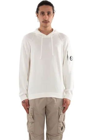 C.P. Company Hombre, Sudaderas, Blanco, Talla: L