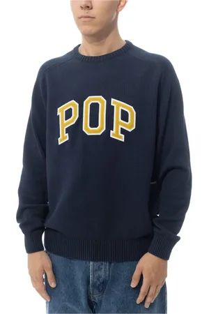Pop Trading Company Hombre, Jerseys, Azul, Talla: S