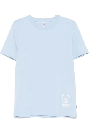 Moschino Hombre, Camisetas, Azul, Talla: M