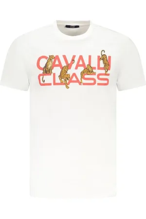 Roberto Cavalli Hombre, Camisetas, Blanco, Talla: M