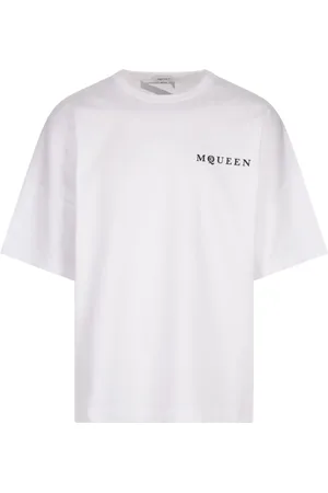 Alexander McQueen Hombre, Camisetas, Blanco, Talla: M