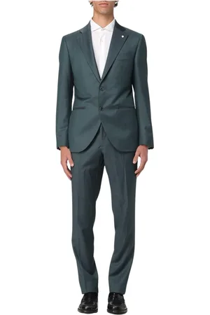 LUIGI BIANCHI MANTOVA Hombre, Trajes, Verde, Talla: M