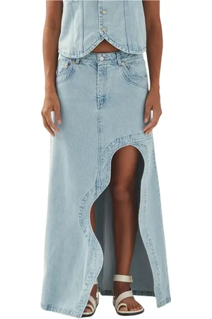ALOHAS Mujer, Faldas, Azul, Talla: M