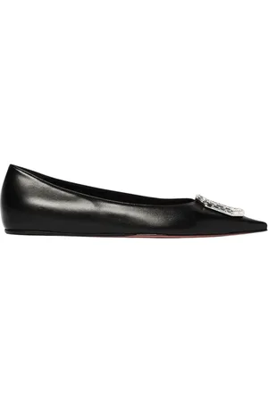 Amina Muaddi Mujer, Zapatos, Negro, Talla: 38 EU