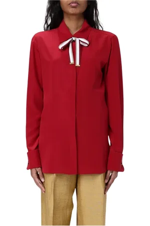 Max Mara Mujer, Blusas y Camisas, Rojo, Talla: L