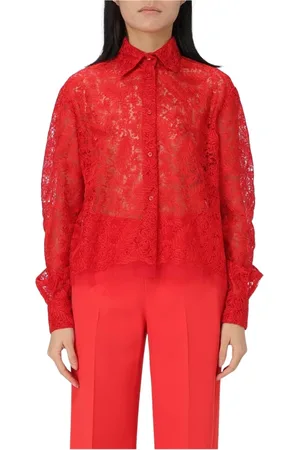 ERMANNO SCERVINO Mujer, Blusas y Camisas, Rojo, Talla: M