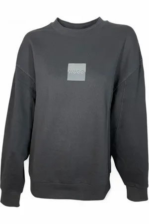 HUGO BOSS Hombre, Sudaderas, Negro, Talla: S