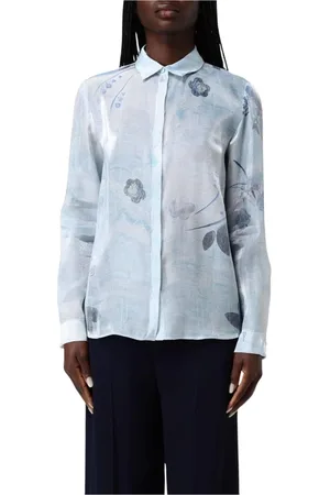 Emporio Armani Mujer, Blusas y Camisas, Azul, Talla: M