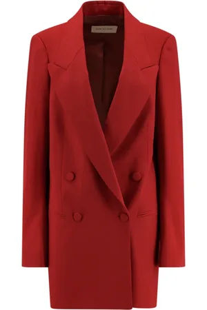 DRIES VAN NOTEN Mujer, Chaquetas, Rojo, Talla: S