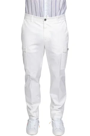 PESERICO SIGN Hombre, Pantalones, Blanco, Talla: M