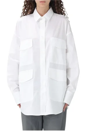 BARENA Mujer, Blusas y Camisas, Blanco, Talla: XS