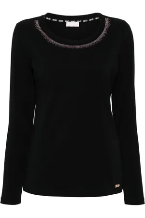 Liu Jo Mujer, Camisetas, Negro, Talla: L