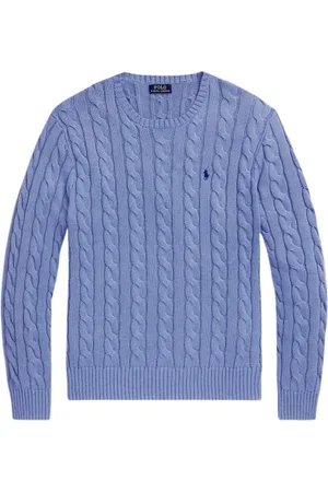 Ralph Lauren Hombre, Jerseys, Azul, Talla: L