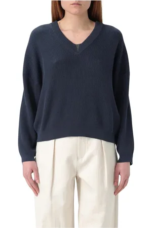 Brunello Cucinelli Mujer, Jerseys, Azul, Talla: XS