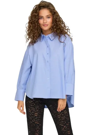 ONLY Mujer, Blusas y Camisas, Azul, Talla: M