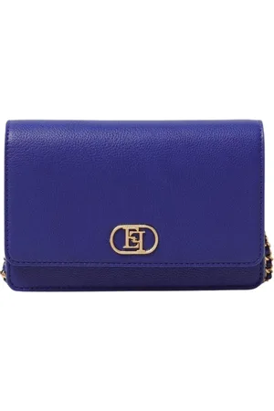 Elisabetta Franchi Mujer, Bolsos, Azul, Talla: ONE Size