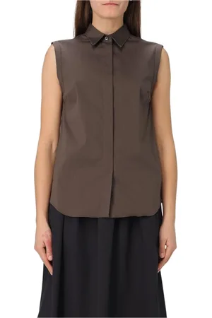 Brunello Cucinelli Mujer, Blusas y Camisas, Marrón, Talla: M