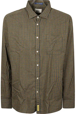 B.D.BAGGIES Hombre, Camisas, Verde, Talla: L