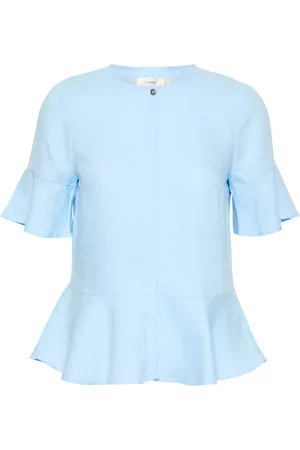 INWEAR Mujer, Blusas y Camisas, Azul, Talla: M