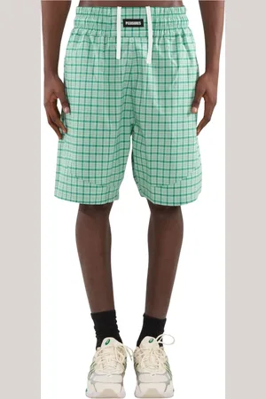 Pleasures Hombre, Pantalones cortos, Verde, Talla: M