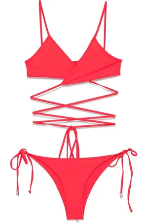 The Attico Mujer, Trajes de baño, Rojo, Talla: M