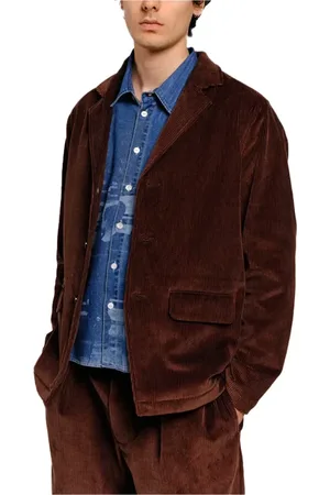 Pop Trading Company Hombre, Chaquetas, Marrón, Talla: M