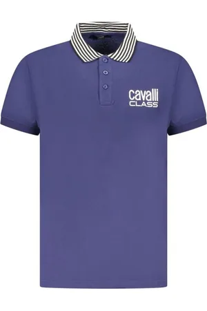 Roberto Cavalli Hombre, Camisetas, Azul, Talla: L