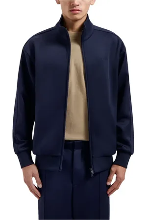 OLAF HUSSEIN Hombre, Chaquetas, Azul, Talla: S