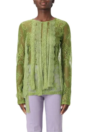 Pinko Mujer, Camisetas, Verde, Talla: S