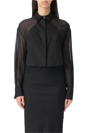 ERIKA CAVALLINI Mujer, Blusas y Camisas, Negro, Talla: S